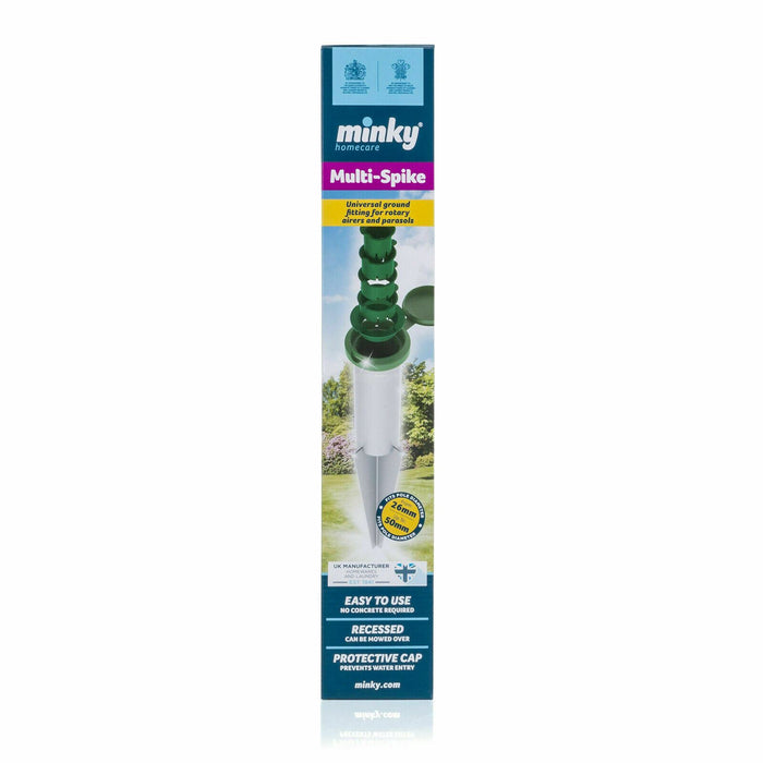 Minky Multi Spike Outdoor Rotary Airer Soil Fit Accessory│Fits 26mm - 50mm Pole