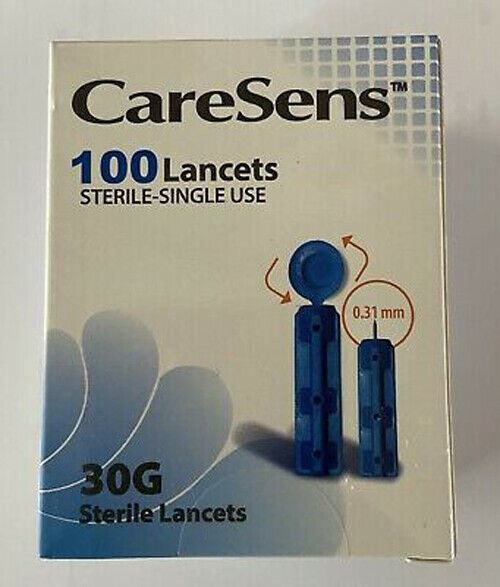CareSens - 100 Sterile Lancets - 30G