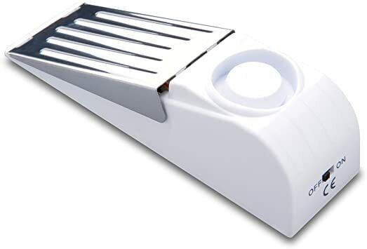 Security Defender (Wireless) Door Wedge Alarm - White - 120dB Alarm