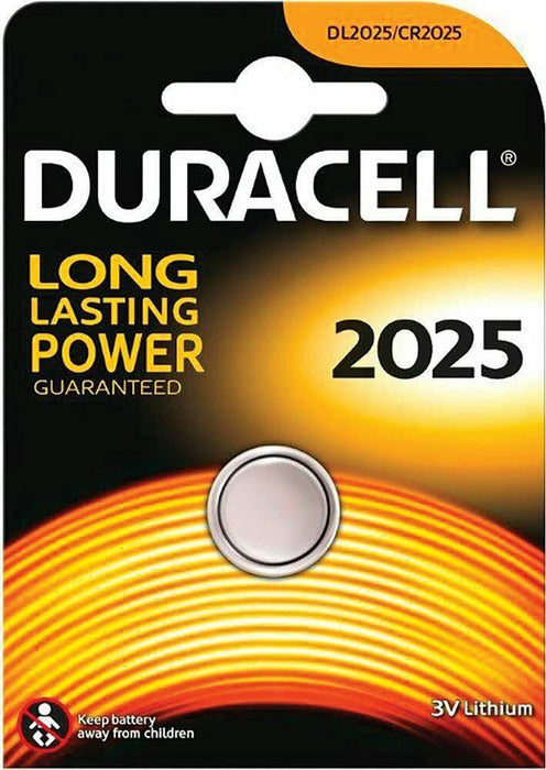 Duracell CR2025 batteries Lithium Coin Cell DL2025 3V Pack of 1