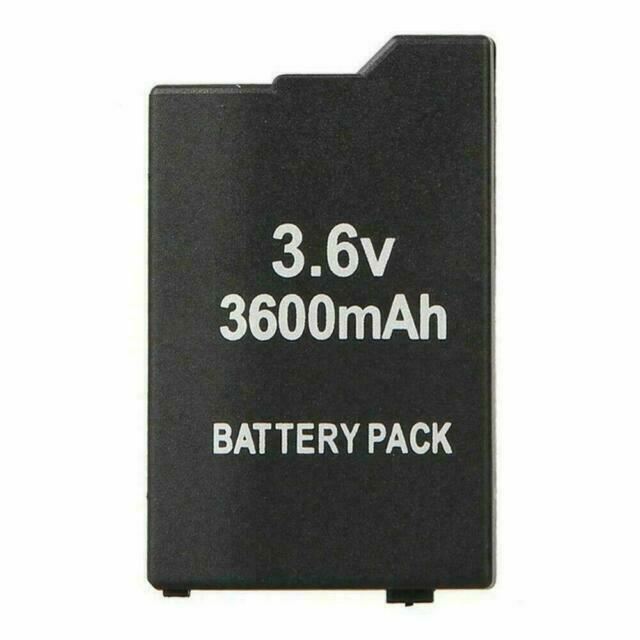 SuperSmashMedia - 3600mAh 3.6V Replacement Battery Pack Kit for PSP 1000 1004