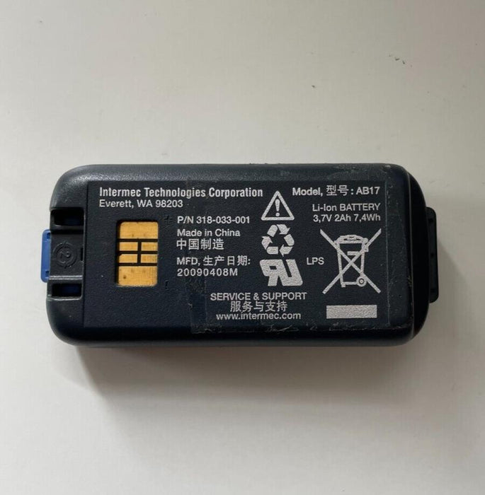 Genuine Honeywell Intermec 318-034-001 Intermec AB17 Battery