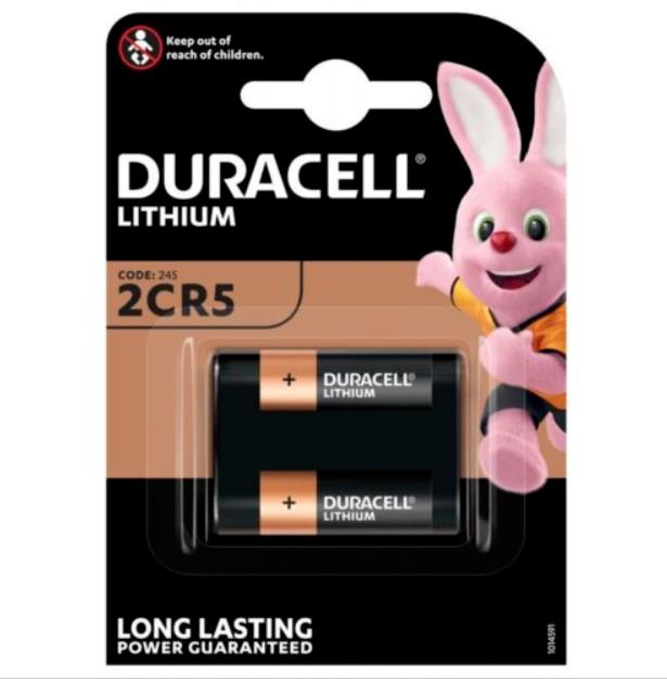 1 x Duracell DL245 2CR5 6V Photo Lithium Ultra Battery CR245 EL2CR51 x Duracell