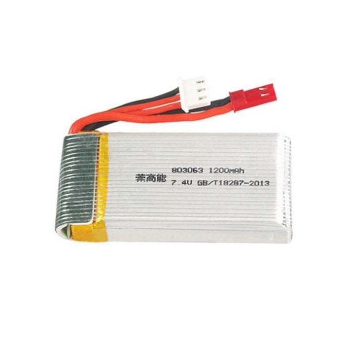 7.4V 1200mAh 2S 803063 30C Lipo Battery For MJX X101 X102 Yi zhang X6 H16 RC Dro