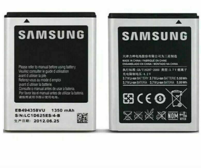 New Original Genuine Battery For Samsung Galaxy Ace GT S5830i S5839i EB494358VU