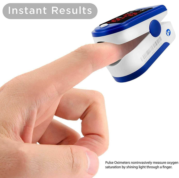 Fingertip Pulse Oximeter - Blue