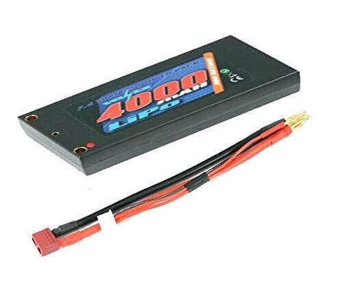 Voltz 4000mAh 2s 7.4V 30C LiPo Stick  Hard Case Pack Battery