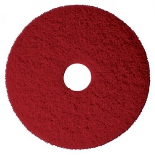 Red buffing pads x5 406mm 16inches New