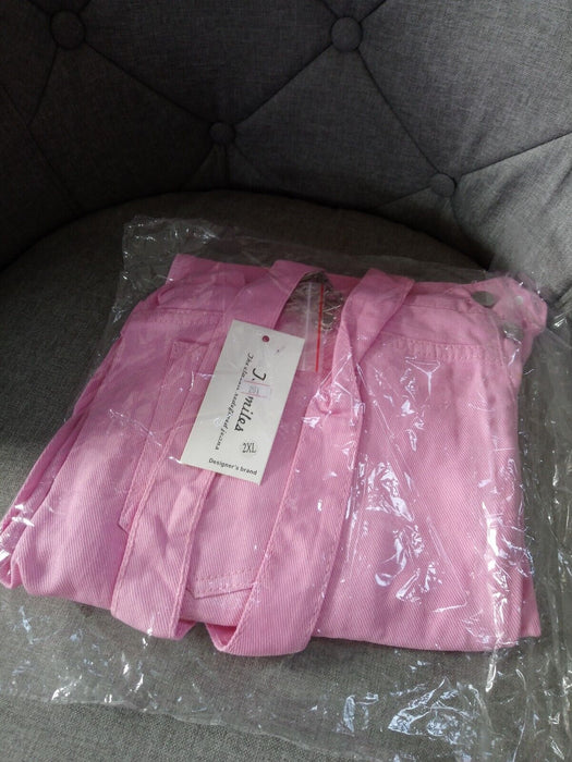 Jk Miles Pink Overall Shorts