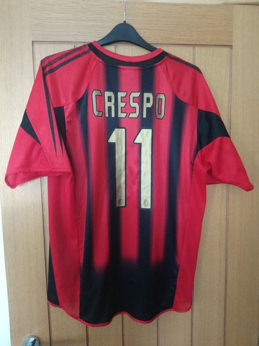 AC MILAN Home Shirt Crespo #11 2004/05