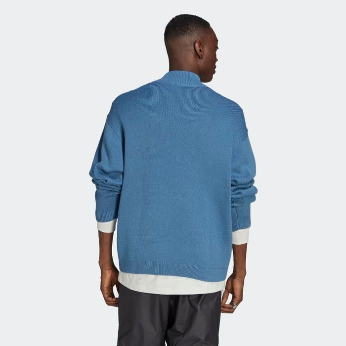 Adidas Reclaim Knit Jumper Blue UK M