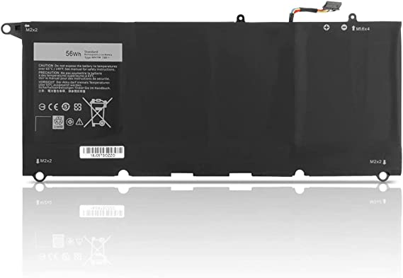 REPLACEMENT DELL XPS 13 9343 9350 4-CELL BATTERY 56WH 90V7W 5K9CP JHXPY